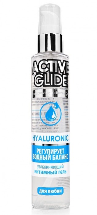 Увлажняющий интимный гель Active Glide Hyaluronic - 100 гр. - Биоритм - купить с доставкой в Стерлитамаке