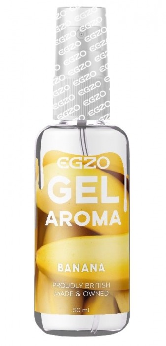 Интимный лубрикант EGZO AROMA с ароматом банана - 50 мл. - EGZO - купить с доставкой в Стерлитамаке