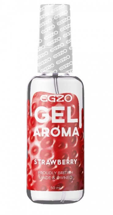 Интимный лубрикант EGZO AROMA с ароматом клубники - 50 мл. - EGZO - купить с доставкой в Стерлитамаке