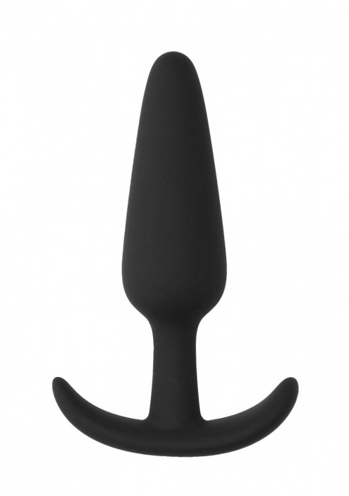 Черная анальная пробка для ношения Slim Butt Plug - 8,3 см. - Shots Media BV