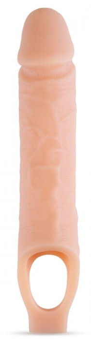 Телесный реалистичный фаллоудлинитель 10 Inch Silicone Cock Sheath Penis Extender - 25,4 см. - Blush Novelties - в Стерлитамаке купить с доставкой