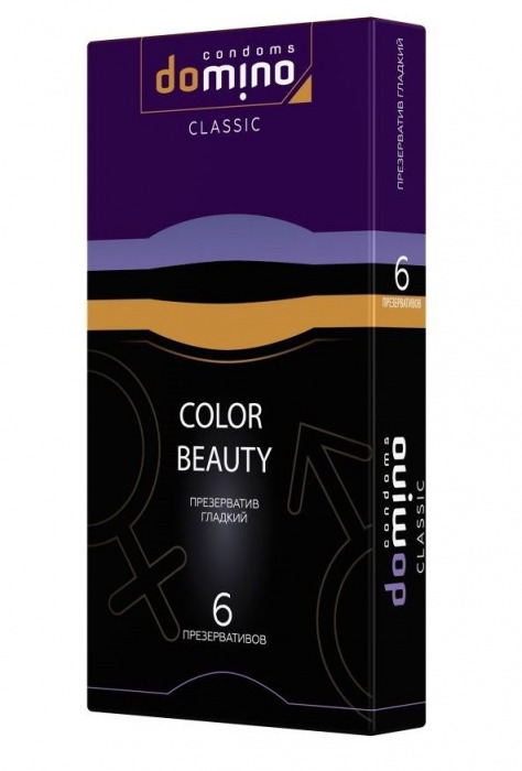 Разноцветные презервативы DOMINO Colour Beauty - 6 шт. - Domino - купить с доставкой в Стерлитамаке