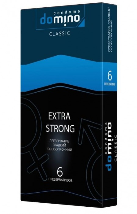 Суперпрочные презервативы DOMINO Extra Strong - 6 шт. - Domino - купить с доставкой в Стерлитамаке