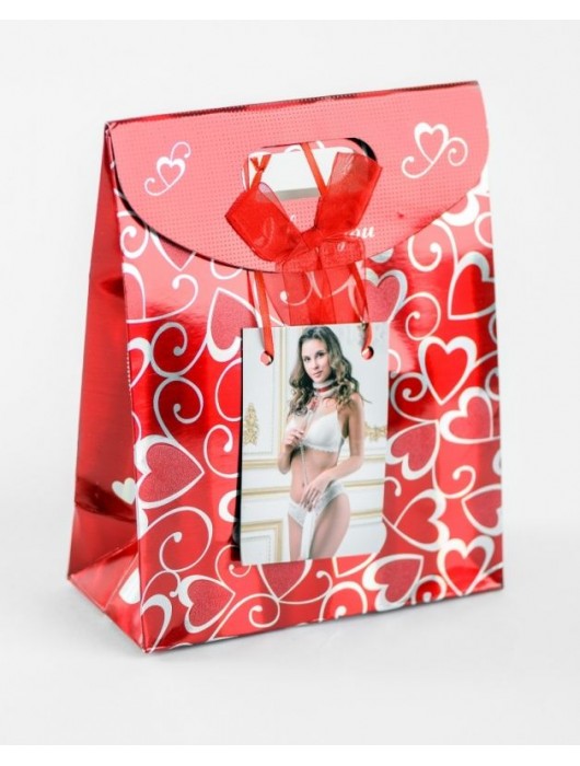 Бело-красный ошейник из натуральной кожи с нежным мехом - БДСМ Арсенал - купить с доставкой в Стерлитамаке