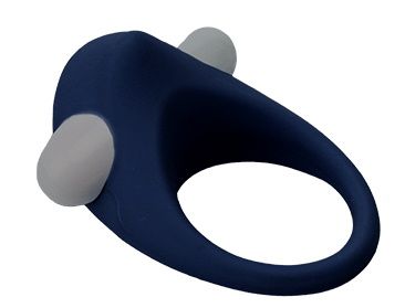 Гладкое синее эрекционное виброкольцо STIMU RING - Dream Toys - в Стерлитамаке купить с доставкой