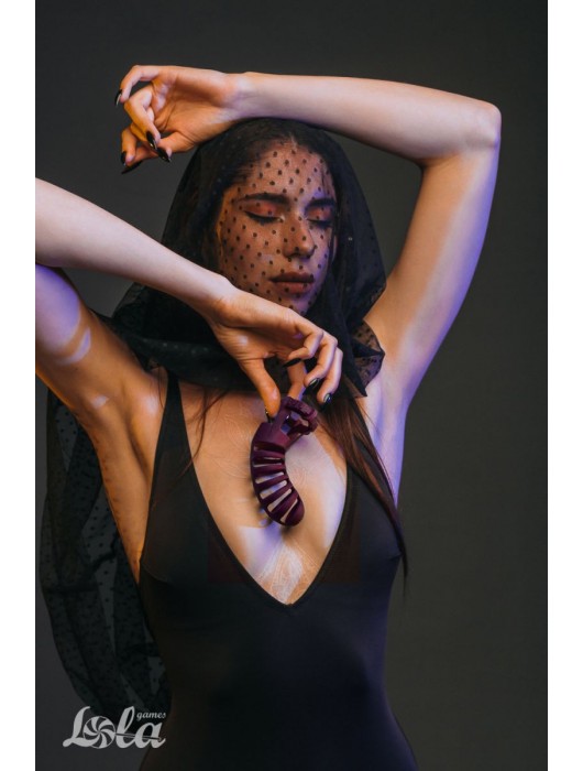 Мужской пояс верности бордового цвета Romello - Lola Games - купить с доставкой в Стерлитамаке