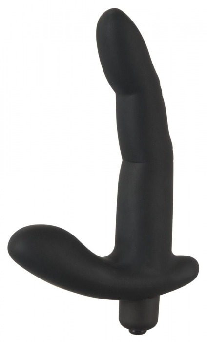 Черный вибромассажер простаты Naughty Finger Prostate Vibe - 13,8 см. - Orion - в Стерлитамаке купить с доставкой