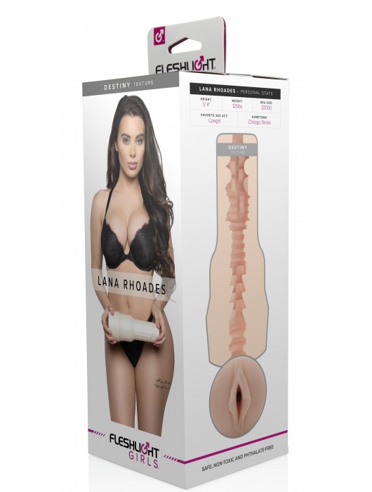 Мастурбатор-вагина Fleshlight Girls - Lana Rhoades Destiny - Fleshlight - в Стерлитамаке купить с доставкой