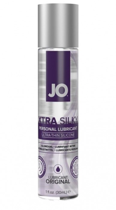 Лубрикант на силиконовой основе JO Xtra Silky - 30 мл. - System JO - купить с доставкой в Стерлитамаке