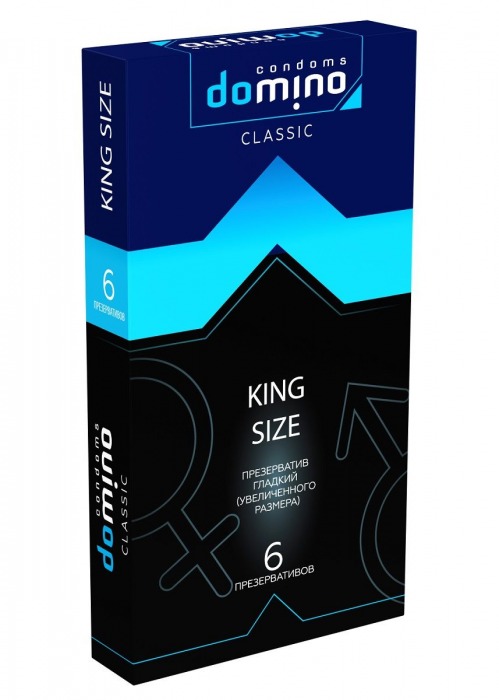 Презервативы увеличенного размера DOMINO Classic King size - 6 шт. - Domino - купить с доставкой в Стерлитамаке