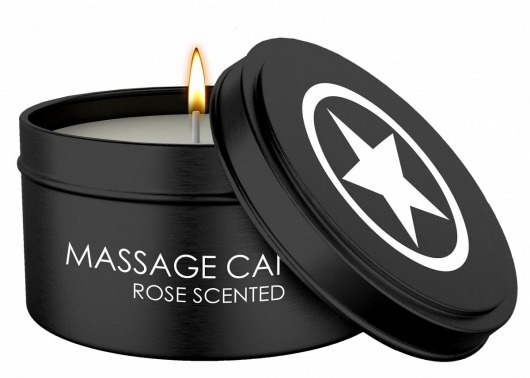 Массажная свеча с ароматом розы Massage Candle - Shots Media BV - купить с доставкой в Стерлитамаке