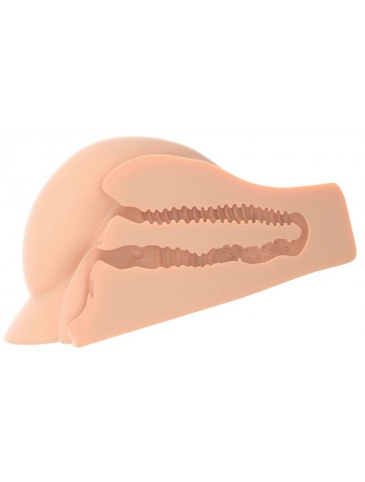 Телесный мастурбатор-полуторс Perfect Ass Masturbator - Pipedream - в Стерлитамаке купить с доставкой