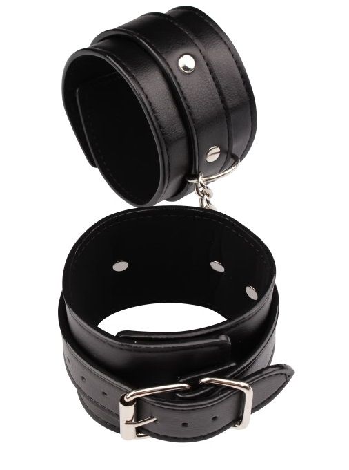 Черные оковы Classic Ankle Cuffs - Chisa - купить с доставкой в Стерлитамаке