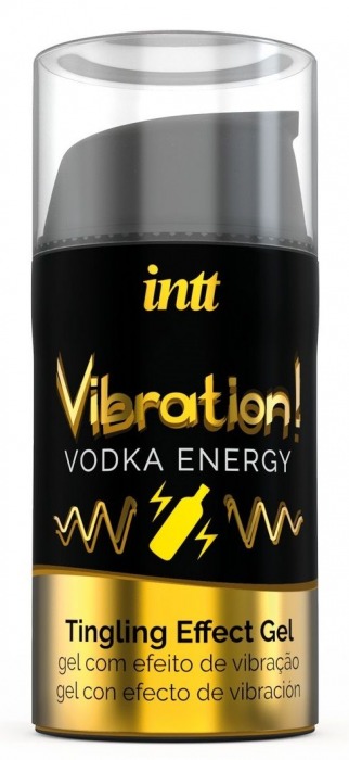 Жидкий интимный гель с эффектом вибрации Vibration! Vodka Energy - 15 мл. - INTT - купить с доставкой в Стерлитамаке