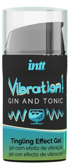 Жидкий интимный гель с эффектом вибрации Vibration! Gin   Tonic - 15 мл. - INTT - купить с доставкой в Стерлитамаке