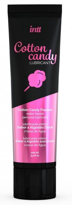 Интимный гель на водной основе Cotton Candy Lubricant - 100 мл. - INTT - купить с доставкой в Стерлитамаке