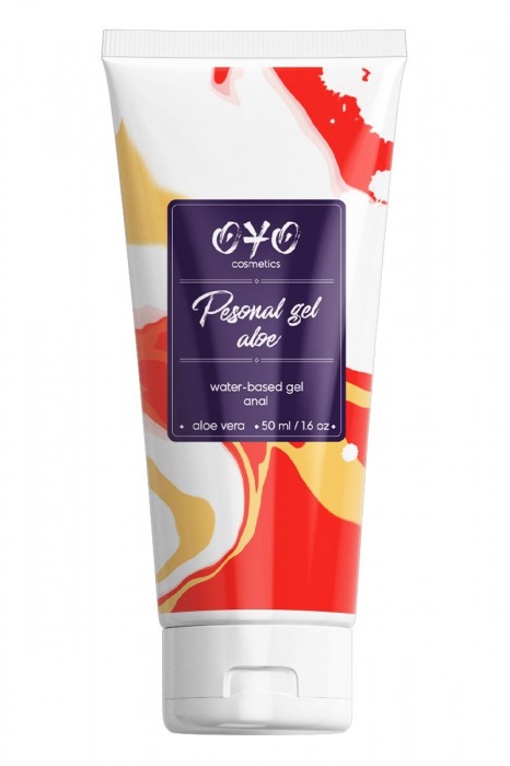 Анальная смазка на водной основе OYO Personal Gel Aloe - 50 мл. - OYO - купить с доставкой в Стерлитамаке