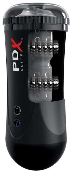 Черный автоматический мастурбатор-ротик Moto Stroker - Pipedream - в Стерлитамаке купить с доставкой