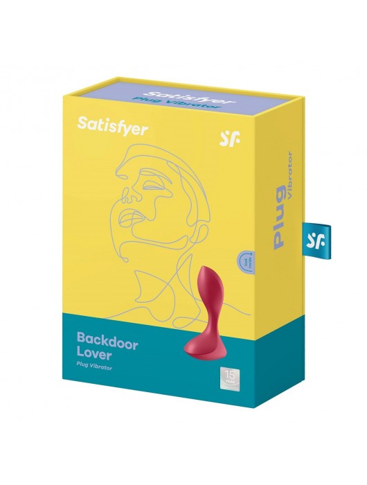 Красный вибромассажёр простаты Satisfyer Backdoor Lover - 14 см. - Satisfyer - в Стерлитамаке купить с доставкой