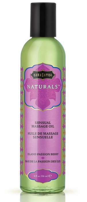 Массажное масло Naturals Island Passion Berry с ароматом тропических фруктов - 236 мл. - Kama Sutra - купить с доставкой в Стерлитамаке