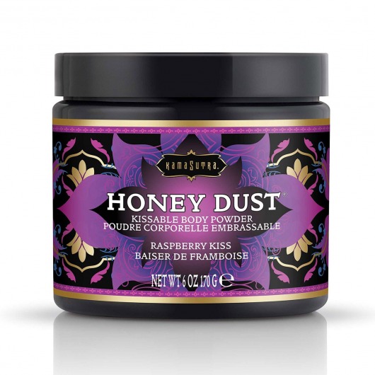 Пудра для тела Honey Dust Body Powder с ароматом малины - 170 гр. - Kama Sutra - купить с доставкой в Стерлитамаке