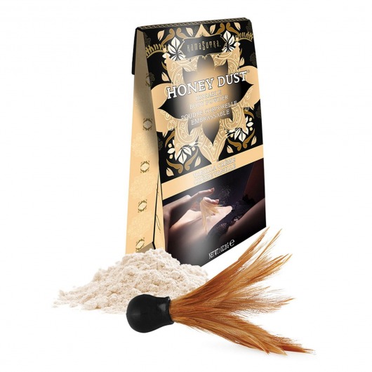 Пудра для тела Honey Dust Body Powder с ароматом ванили - 28 гр. - Kama Sutra - купить с доставкой в Стерлитамаке