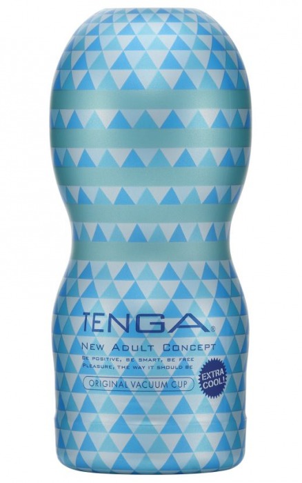 Мастурбатор с охлаждающей смазкой TENGA Original Vacuum Cup Extra Cool - Tenga - в Стерлитамаке купить с доставкой