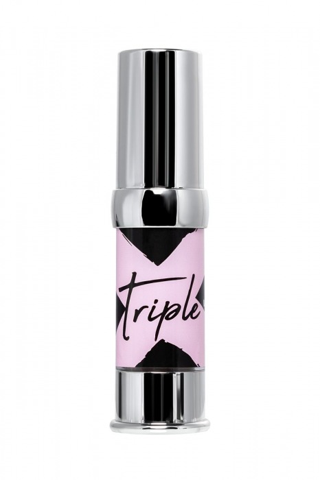 Возбуждающий гель с эффектом вибрации и охлаждения Triple X 3 in 1 Unisex Pleasure Enhancer Gel - 15 мл. - Secret Play - купить с доставкой в Стерлитамаке