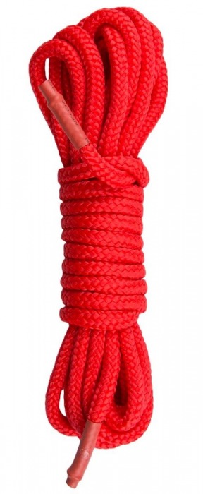 Красная веревка для связывания Nylon Rope - 5 м. - Easy toys - купить с доставкой в Стерлитамаке