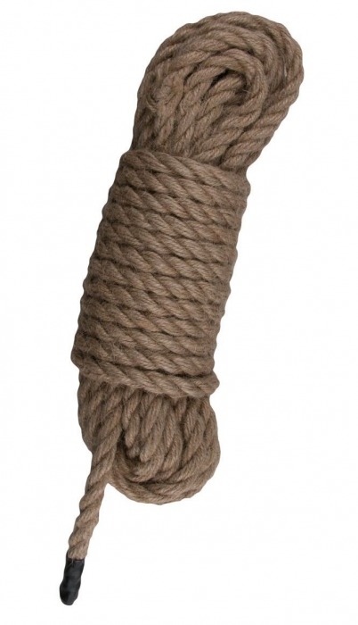 Пеньковая веревка для связывания Hemp Rope - 5 м. - Easy toys - купить с доставкой в Стерлитамаке