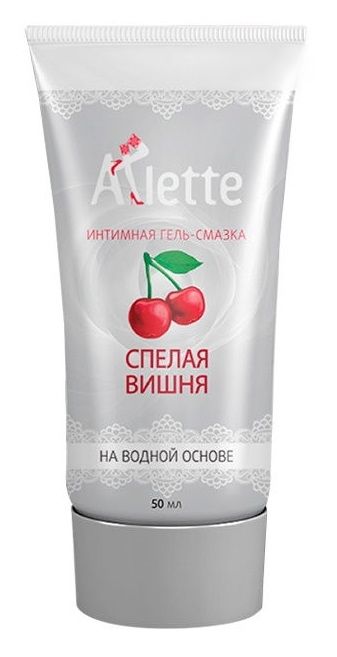 Интимная гель-смазка на водной основе Arlette  Спелая вишня  - 50 мл. - Arlette - купить с доставкой в Стерлитамаке