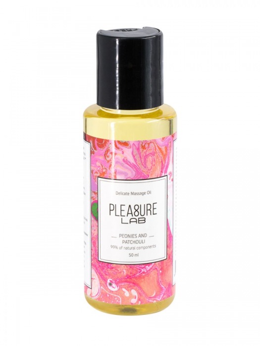 Массажное масло Pleasure Lab Delicate с ароматом пиона и пачули - 50 мл. - Pleasure Lab - купить с доставкой в Стерлитамаке