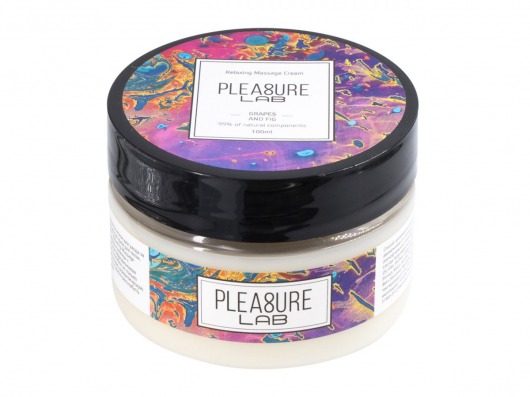 Массажный крем Pleasure Lab Relaxing с ароматом винограда и инжира - 100 мл. - Pleasure Lab - купить с доставкой в Стерлитамаке
