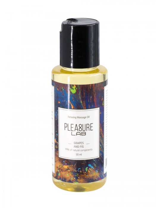 Массажное масло Pleasure Lab Relaxing с ароматом винограда и инжира - 50 мл. - Pleasure Lab - купить с доставкой в Стерлитамаке