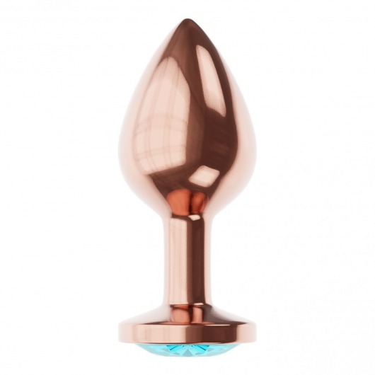 Пробка цвета розового золота с малиновым кристаллом Diamond Topaz Shine L - 8,3 см. - Lola Games - купить с доставкой в Стерлитамаке