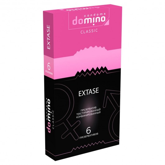 Презервативы с точками и рёбрышками DOMINO Classic Extase - 6 шт. - Domino - купить с доставкой в Стерлитамаке