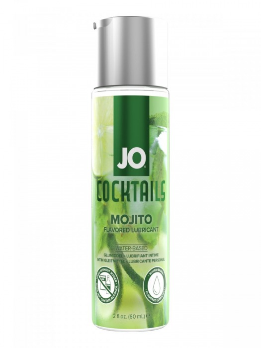 Вкусовой лубрикант на водной основе JO Cocktails Mojito - 60 мл. - System JO - купить с доставкой в Стерлитамаке