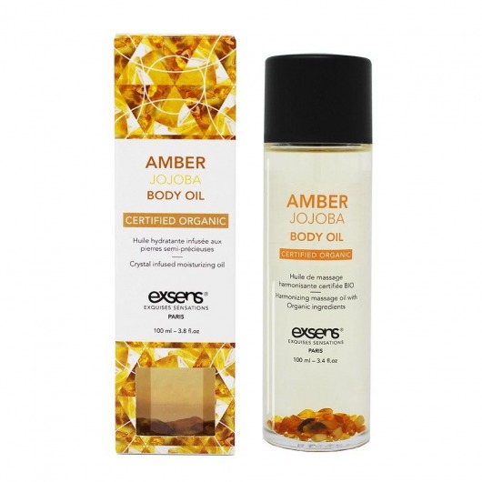 Органическое массажное масло AMBER JOJOBA - 100 мл. - Exsens - купить с доставкой в Стерлитамаке