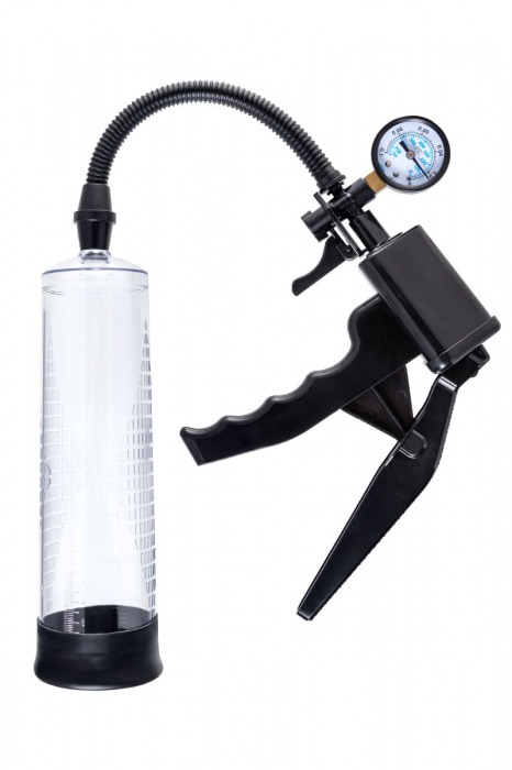 Прозрачная механическая помпа для пениса Viggo - Sexus - в Стерлитамаке купить с доставкой