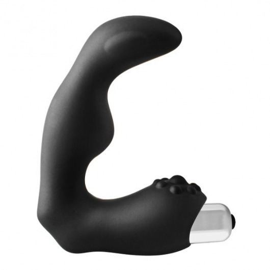 Черный вибромассажер простаты FantASStic Vibrating Prostate Massager - 11,3 см. - Dream Toys - в Стерлитамаке купить с доставкой