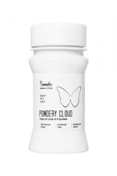 Пудра для ухода за игрушками Powdery Cloud с нейтральным ароматом - 40 гр. - Eromantica - купить с доставкой в Стерлитамаке