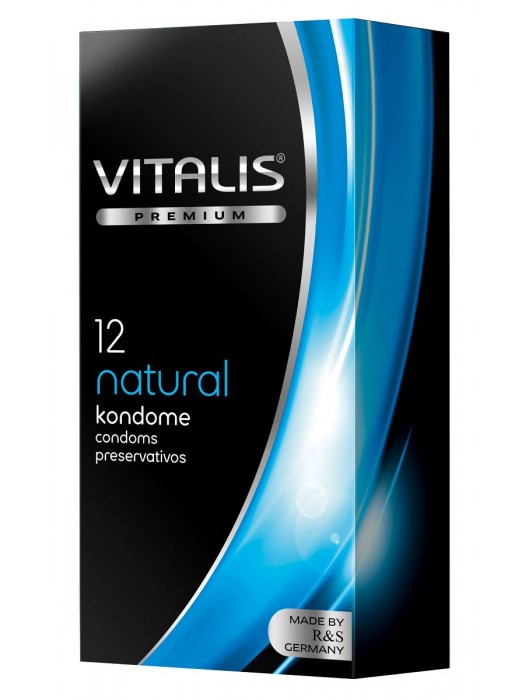 Классические презервативы VITALIS PREMIUM natural - 12 шт. - Vitalis - купить с доставкой в Стерлитамаке