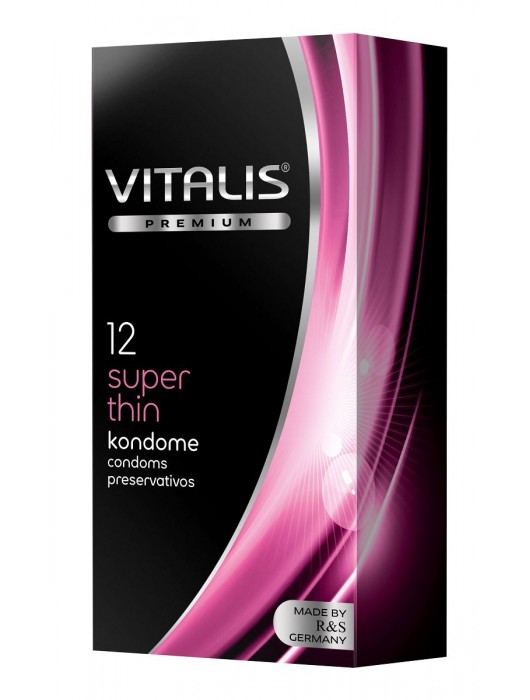 Ультратонкие презервативы VITALIS PREMIUM super thin - 12 шт. - Vitalis - купить с доставкой в Стерлитамаке