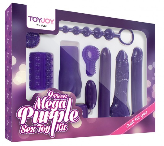 Эротический набор Toy Joy Mega Purple - Toy Joy - купить с доставкой в Стерлитамаке