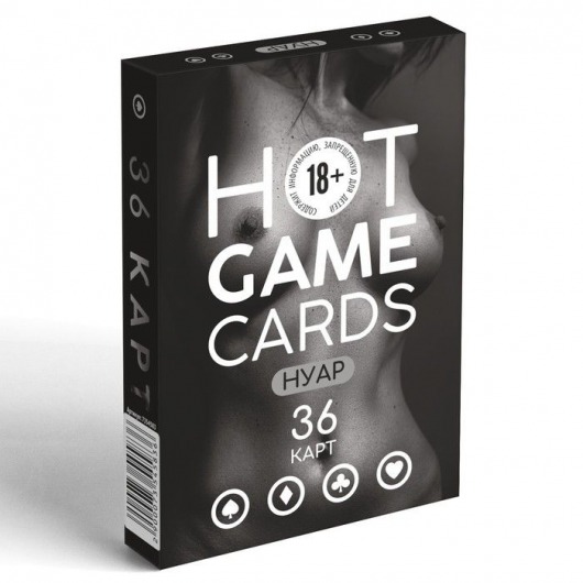 Игральные карты HOT GAME CARDS НУАР - 36 шт. - Сима-Ленд - купить с доставкой в Стерлитамаке