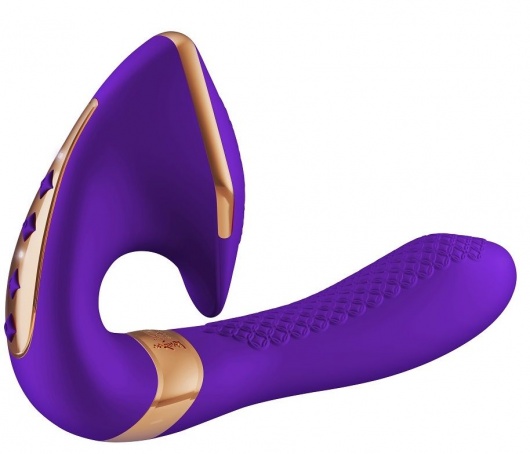 Фиолетовый вибростимулятор SOYO - 17 см. - Shunga