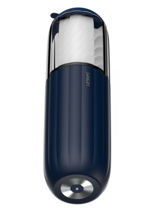 Черно-белый интерактивный мастурбатор Alex Neo 2 - Svakom - в Стерлитамаке купить с доставкой