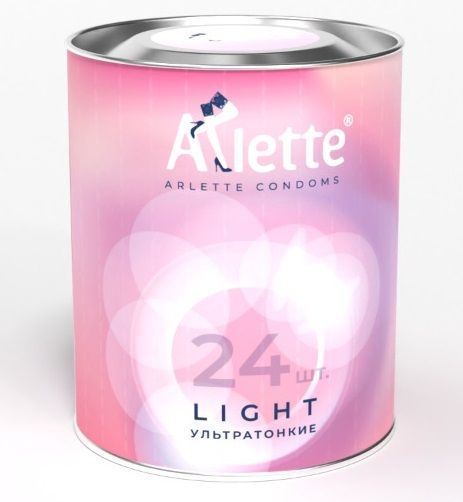 Ультратонкие презервативы Arlette Light - 24 шт. - Arlette - купить с доставкой в Стерлитамаке