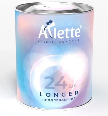 Презервативы Arlette Longer с продлевающим эффектом - 24 шт. - Arlette - купить с доставкой в Стерлитамаке