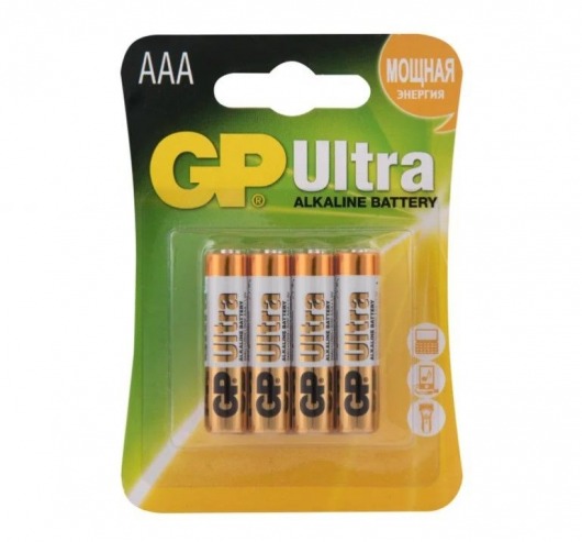 Батарейки алкалиновые GP Ultra Alkaline 24А AАA/LR03 - 4 шт. - Элементы питания - купить с доставкой в Стерлитамаке